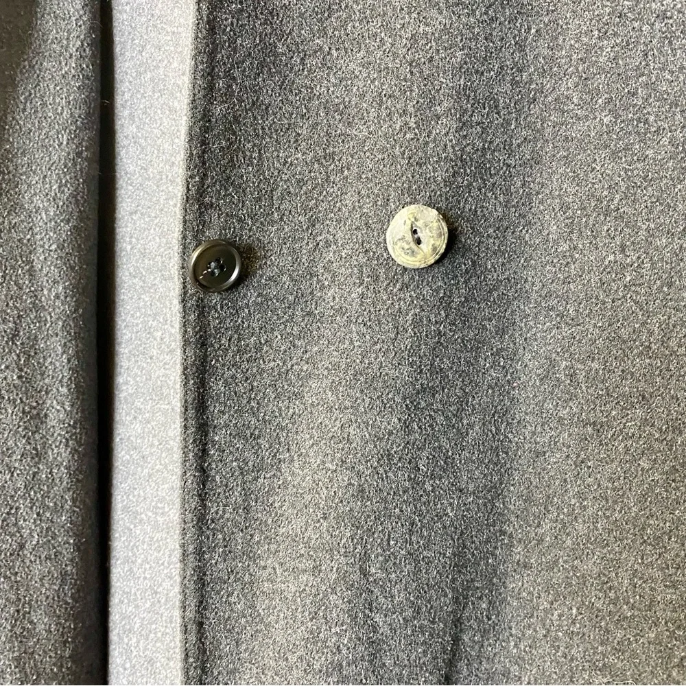 Uniqlo grey wool blend hooded coat - Picture 8 of 10